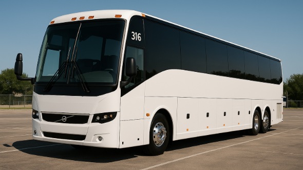 Exterior of Charter Bus Company Madison's 40 Passenger Charter Bus in Madison