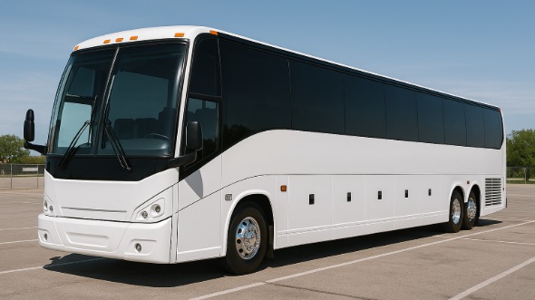 Exterior of Charter Bus Company Rockford's 40 Passenger Party Bus in Rockford