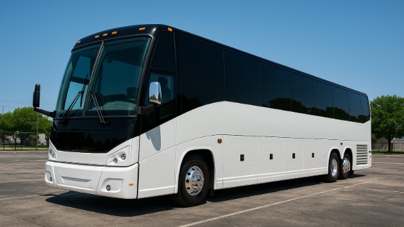 Exterior of Charter Bus Company Madison's 54 Passenger Charter Bus in Madison