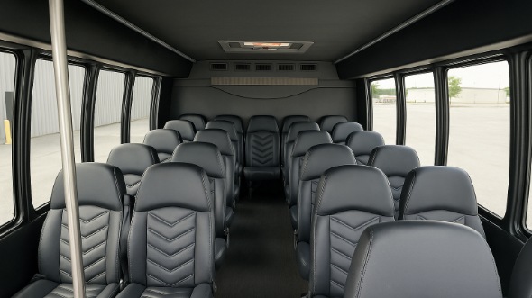 25 passenger minibus interior